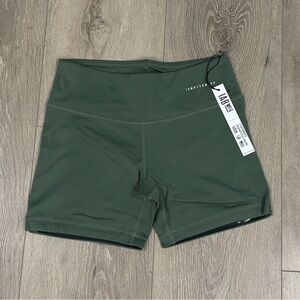 I am Becoming Womens 5" Shorts - Army Green - XS - BRAND NEW